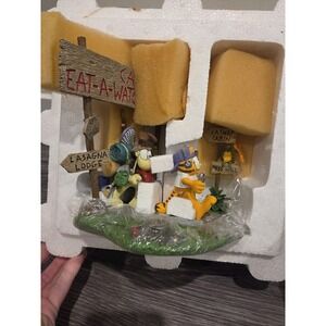 New In Box Garfield Camp Eat-A-Watcha-Wanna by Danbury Mint Figure